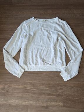Wildfox Cream Textured Long-Sleeve Crewneck Sweatshirt